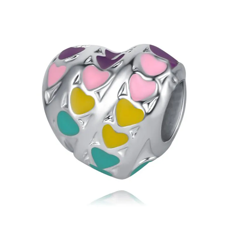 Fit Pulsera Pandora шармы серебро плата Де Ли 925 оригинальный браслет бусины Breloque Pour