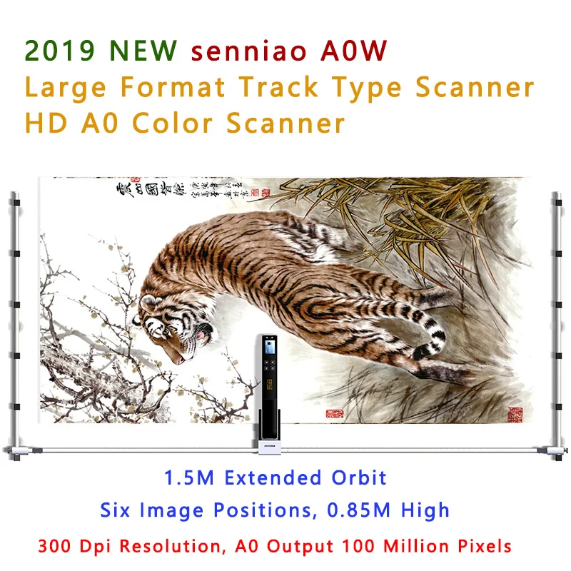Scanner de Digitalização de Imagem a Cores de Grande Nova Senniao Faixa Formato hd 2019 A0w