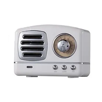 

Portable Exquisite Speaker Retro Mini Portable Wireless Exquisite Radio USB/TF Card Music Player HIFI Subwoofer Speaker
