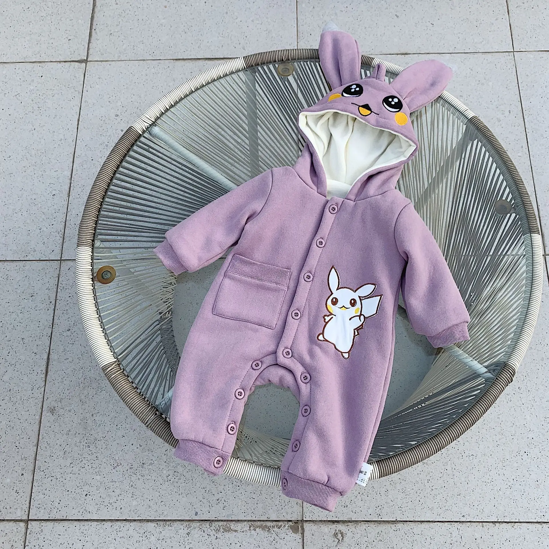 New Winter Autumn Children Clothes Baby Rompers Cute Cartoon Print Infant Girl Boy Jumpers Kids Grils Baby Outfits Clothes