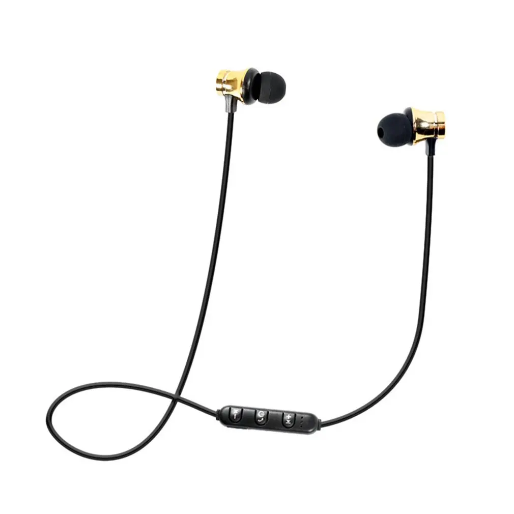 gold XT11 спортивные наушники для бега Bluetooth, беспроводные наушники с шумоподавлением для телефонов и музыки, Bluetooth наушники с басами - Цвет: gold