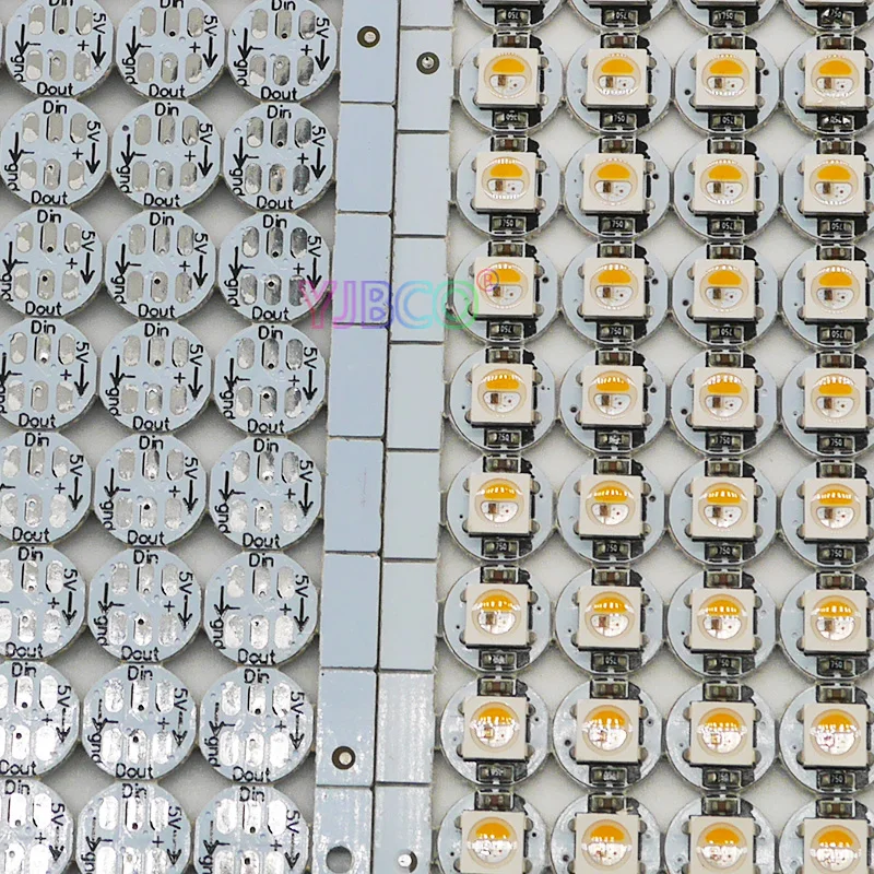 100 шт. SK6812 IC встроенные 5050 SMD RGB DC5V светодиодная плата радиатор RGBW/RGBWW светодиодные