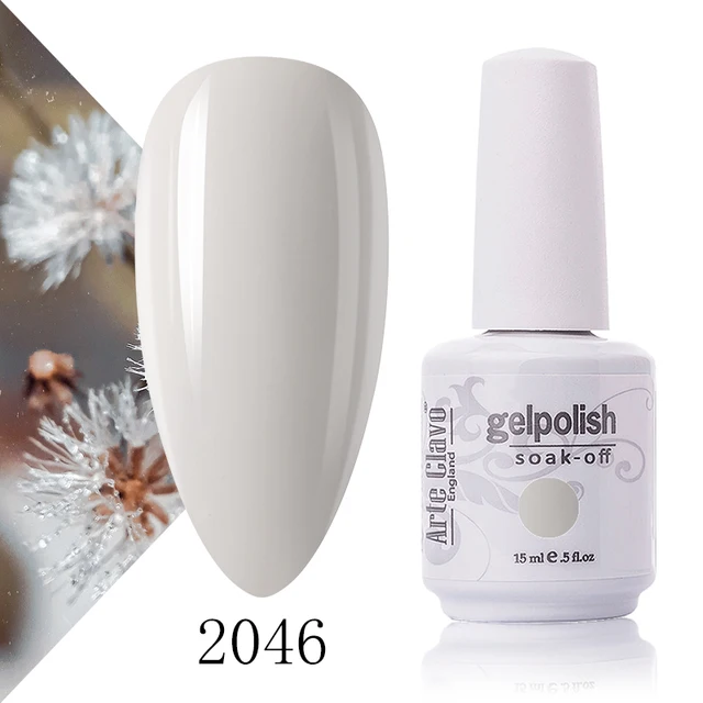 Arte Clavo 131 Colors Gel Polish Nail Gel Varnish Paint Semi Permanent Nails Art Gel Nail Polish For Manicure Top Coat Base Coat 2046