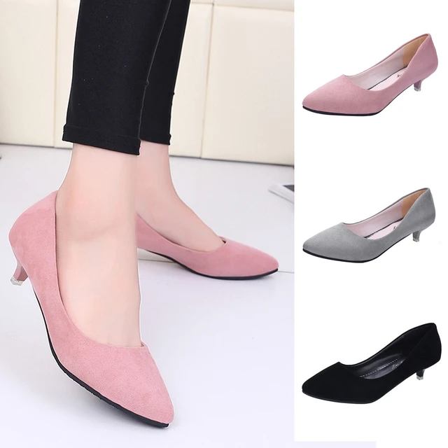 zapatos de mujer de moda desnudo boca baja damas elegantes trabajo de oficina zapatos de altos zapatos de mujer туфли женские # A30 _ - AliExpress Mobile