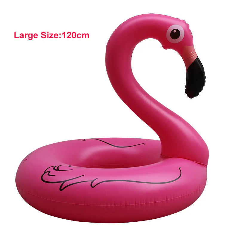 Flamingo 120 Rooxin Единорог надувной фламинго круг бассейн плавательный пояс для плавания кольцо для Audlt Дети толстый ПВХ надувной спасательный круг бассейн вечерние игрушки - Цвет: Flamingo 120