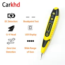 

Digital Test Pencil Multifunction AC DC 12-220V Tester Electrical Screwdriver LCD Display Voltage Detector Pen Electrician Tools