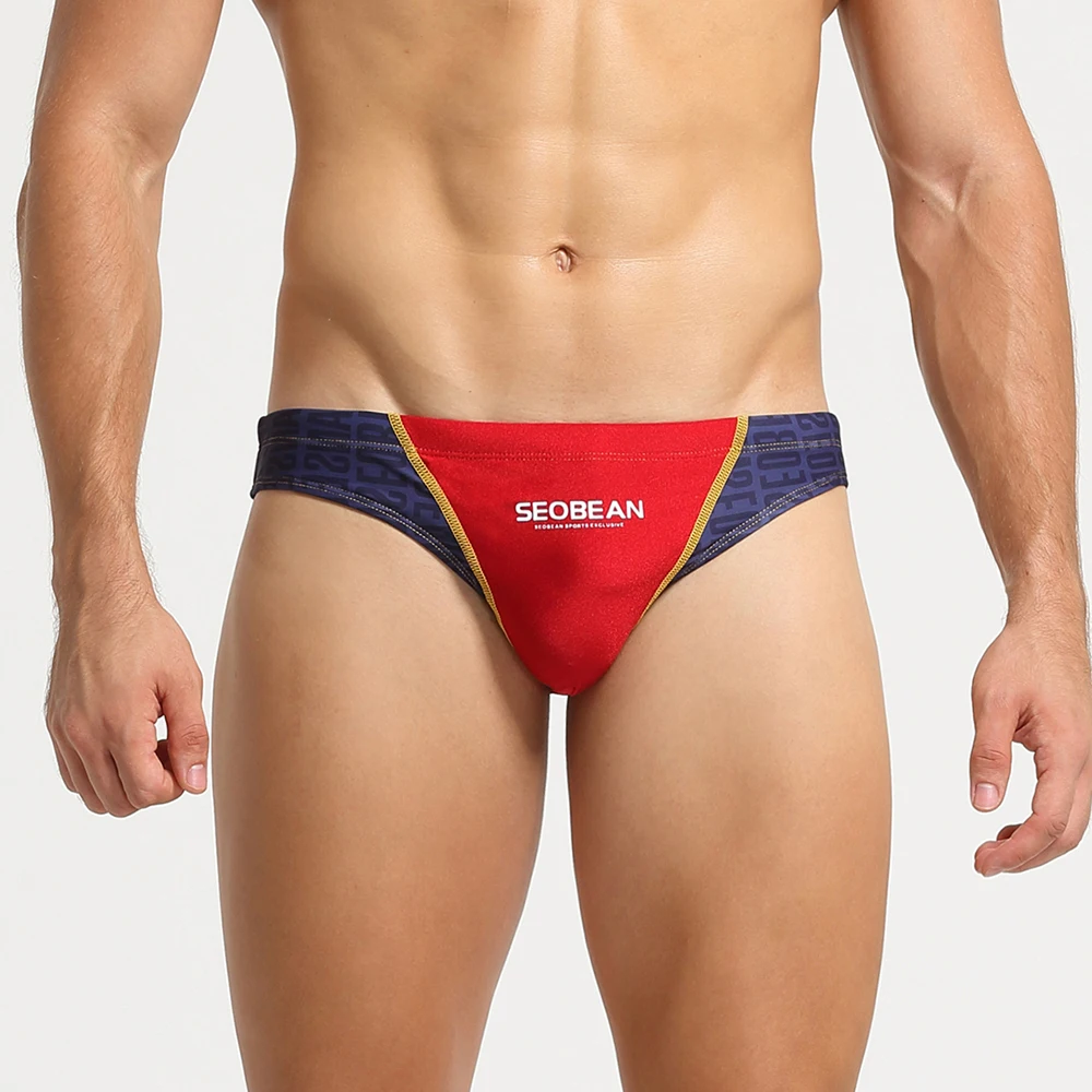 

NEW Men's Swimming Briefs Sexy Bikini Low-Rise Swimwear Beachwear Breathable Swimsuits Sport Shorts Bath Surfing