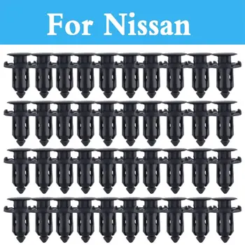 

9mm Hole Car Parts Panel Trim Clips Plastic Rivet Fastener For Nissan Tiida Versa Wingroad X-Terra March X-Trail Teana Terrano