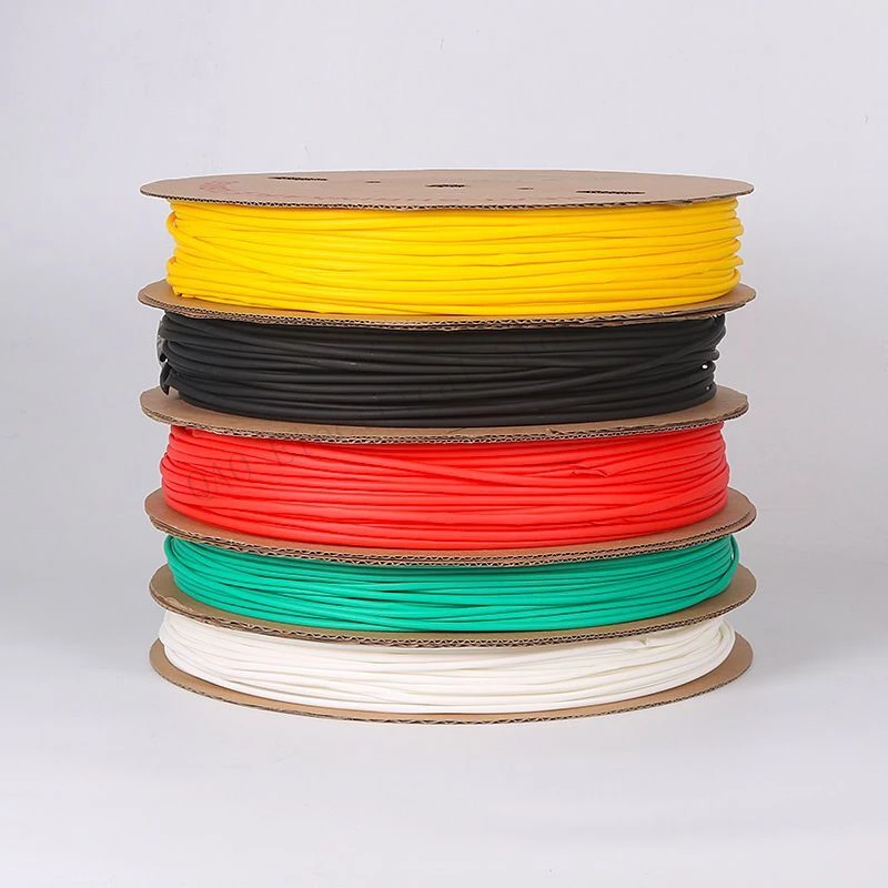 1mm 200meter/lot 7 Colors Cable Sleeve Shrinkage Ratio 2:1 Shrink Wrap Shrink Tube Heat Shrink Tubing Tube Heat Shrink Tubing