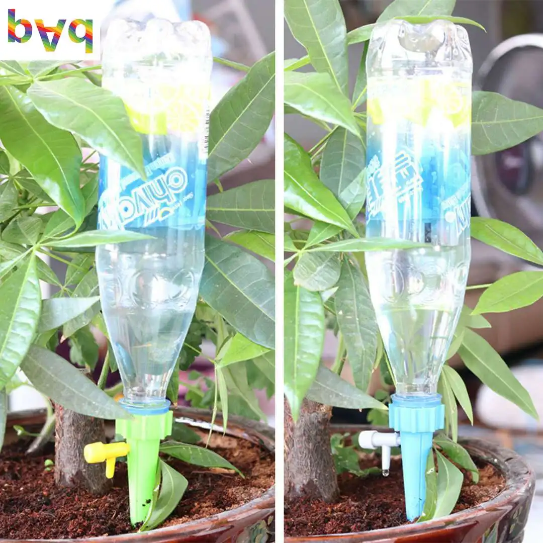 

Plant Self Watering Adjustable Stakes System 3/5Pcs/set Vacation Plant Waterer Self Automatic Watering Spikes Irrigation System