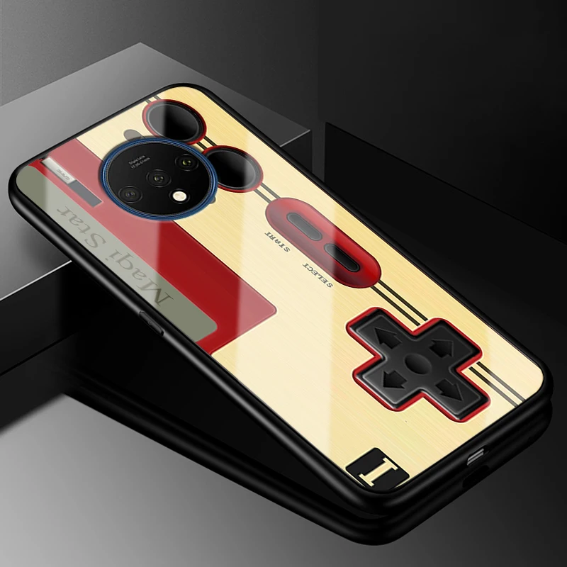 31 6,55 ''для oneplus 7T чехол из закаленного стекла твердая задняя крышка чехол для телефона s для One plus 7T oneplus 7T силиконовый бампер защитный чехол - Цвет: 31