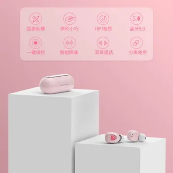 

TW10 TWS Wireless Bluetooth 5.0 Earphone HiFi Touch Control Earphone Mini Binaural Earpiece With Micr For iphone and Android
