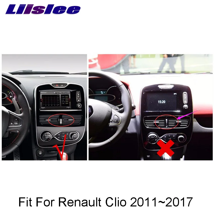 Liislee 2 din для Renault Clio 2012 ~ 2019 Android автомобильный навигатор GPS большой экран Авто Радио