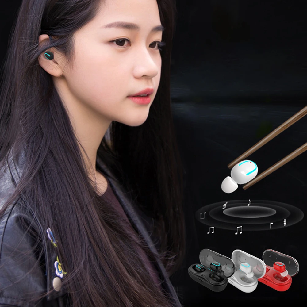 Q13 беспроводные Bluetooth V4.2 мини наушники магнитные Стерео Высокая Производительность 3D стерео музыка с зарядным устройством