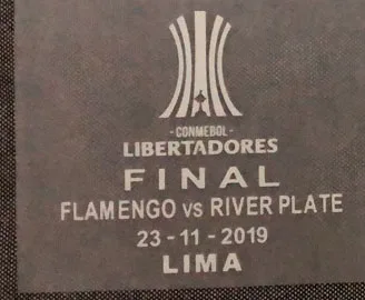 Финал COPA LIBERTADORES детали матча Фламенго против Ривер Плейт Финал чемпионов патч значок