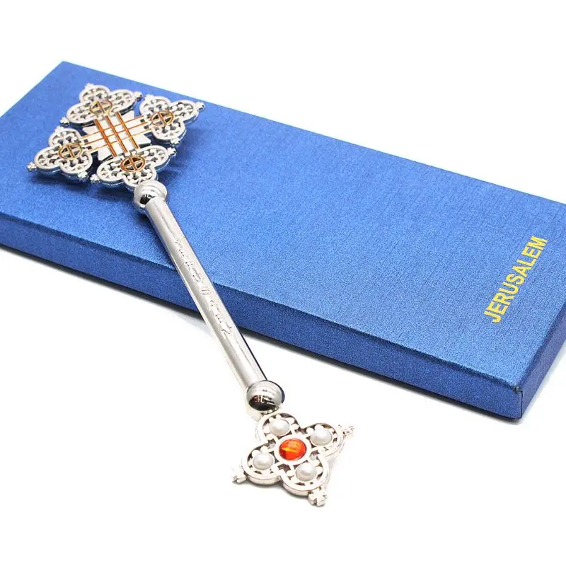 Церковные молитвенные принадлежности ручной крест церковные украшения домашняя Часовня Декор коробка-Упакованные Y5GB