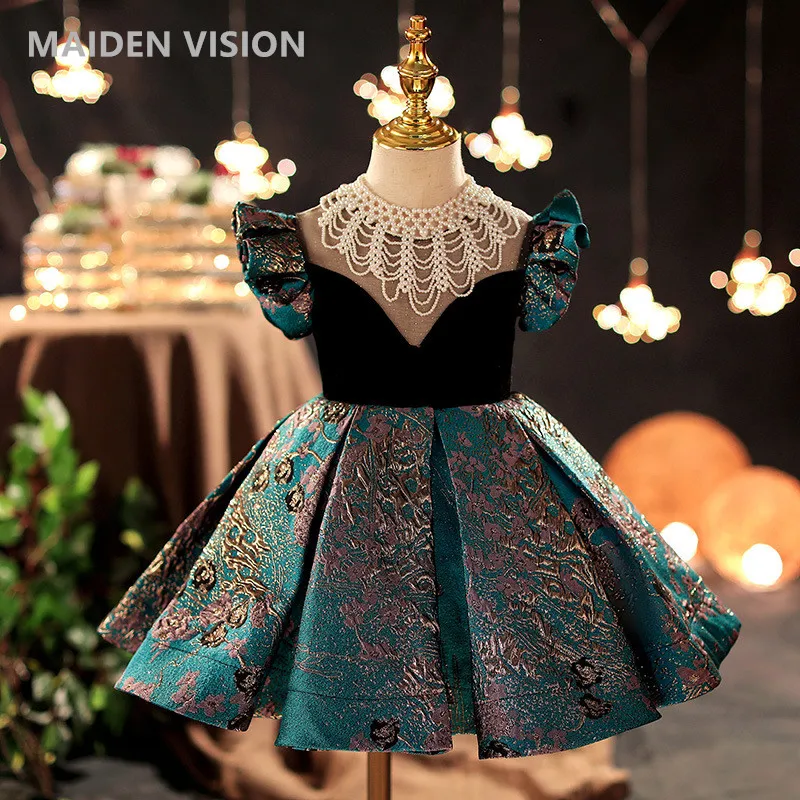Girls Teenagers Velvet Dress Velvet Dress Little Girl Girls 2020