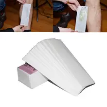 100 шт одноразовый эпилятор для удаления волос, нетканые полоски для удаления волос на ногах, эпилятор, восковая полоска, бумага