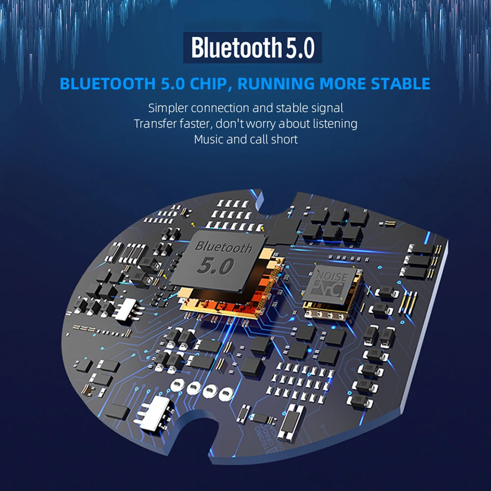 KAYINUO шумоподавление bluetooth наушники водонепроницаемые беспроводные наушники 9D стерео bluetooth гарнитура с микрофоном для спорта