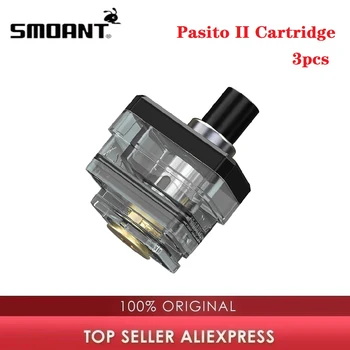 

1-3pcs Original Smoant Pasito II Cartridge with 6ml Capacity & Empty Pod without Base & Amp Coil for Smoant Pasito 2 Pod Mod Kit