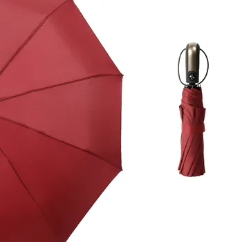 

Big Strong Fashion Windproof Men And Women Gentle Folding Compact Fully Automatic Rain High Quality Umbrella Clear Home Rain