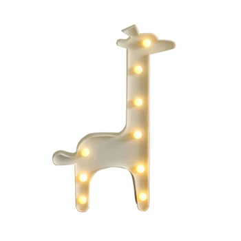 

Night Light 3D Children Room LED Sculpt Lamp Giraffe Shape Wall For Lighting Home Party Supplies Decoration Desk Decor