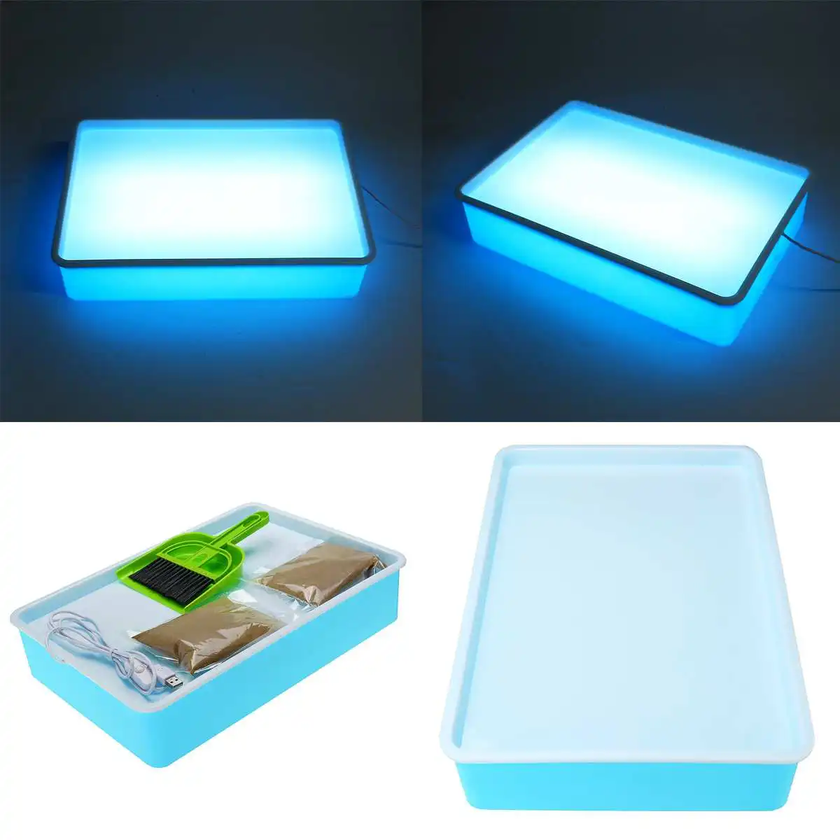  Educational Toys Sand Table Training Special Parent-Child Kindergarten Lighting Sand Painting Child - 4000306833789