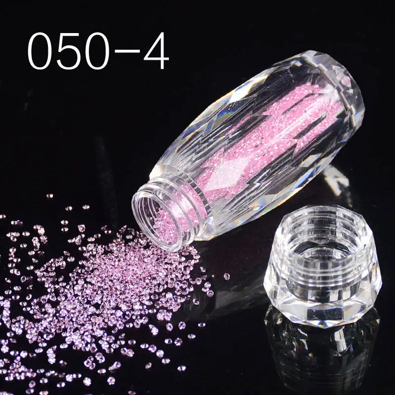 050-4 Микрокристаллическая жемчужина для дизайна ногтей Блеск DIY циркон горный хрусталь для 3d-украшения для ногтей AB/розовый/стеклянный дизайн ногтей - Цвет: 050-4