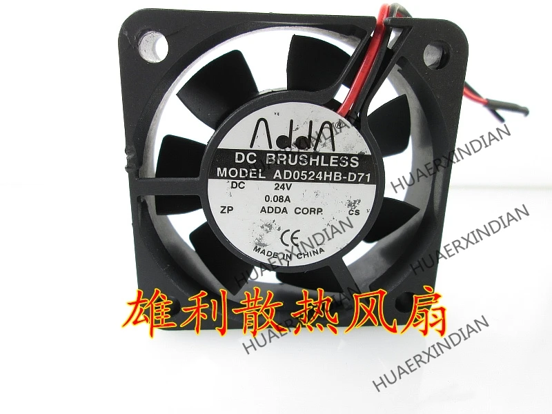 

Original NEW AD0524HB-D71 24V 0.08A 5CM 5015 2wire Motor protection cooling Fan high quality