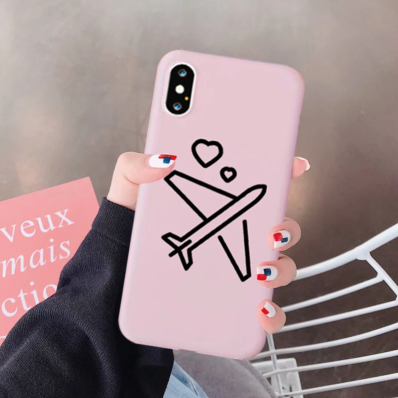 Чехол для телефона GYKZ с картой мира iPhone XS MAX X 11Pro XR 7 8 6 6s Plus Модный черный
