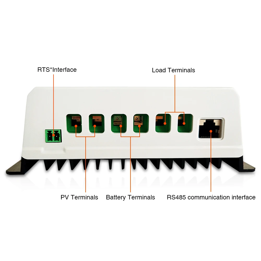 Regulador do Painel Solar do Controlador 10a para a Bateria de Lítio-íon Acidificada ao Chumbo de 12v 24v 4210an 40a 30a 20a 10a - Image 5
