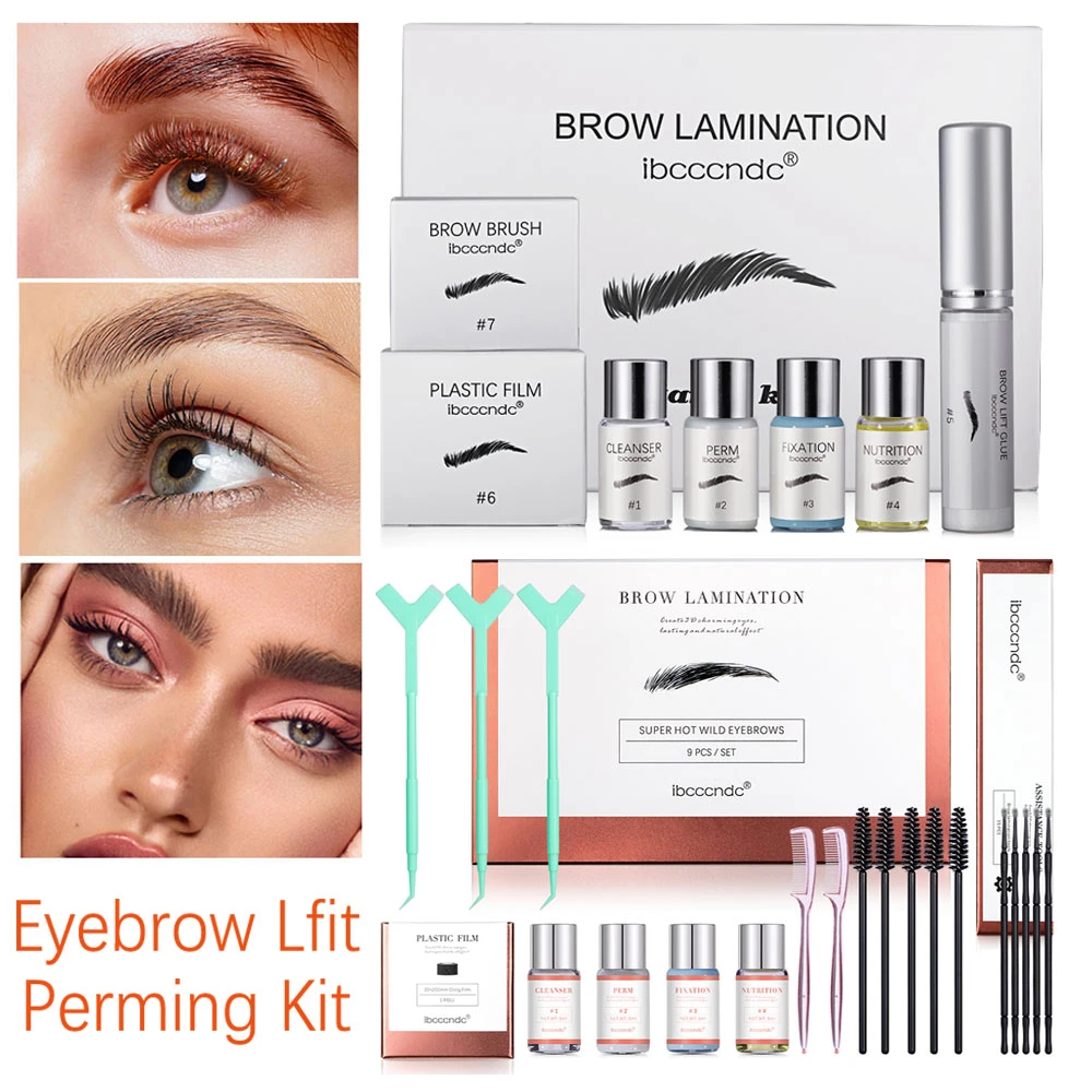New Brow Lamination Kit Eyebrow Lifting Perming Lotion Kit With Brush