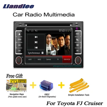 

Liandlee For Toyota FJ Cruiser 2006~2013 2 din Car Android GPS Navigation Navi Maps Radio CD DVD Player Audio Video Stereo OBD2