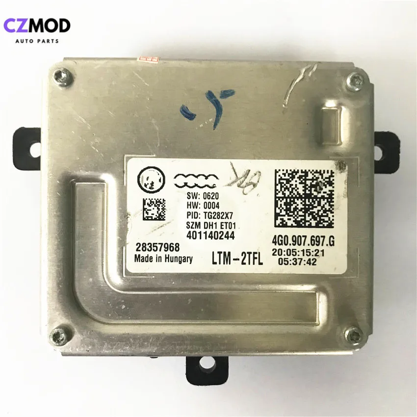 CZMOD 4G0. 907.697.G ксеноновые светодиодные дневные ходовые огни на передних фарах модуль управления драйвером матрица 28357968 4G0907697G автомобильные аксессуары(б/у
