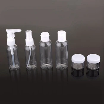 

10pcs/set Professional New Portable Transparent Travel Cosmetic Bottle Points Bottling Plastic Material New And High Quality