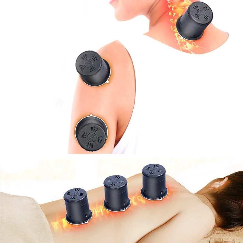Share Ho Moxibustion Box повторно использованный китайский Moxa Artemisia горелка Отопление Магнитный акупунктурный массажер точки клеевая бумага наклейки