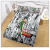 3D Print Anime Hunter X Hunter Bedding Set Hisoka Killua Zoldyck Character Cartoon Duvet Cover Set 2/3 Pcs Gift For Kids Boys 6