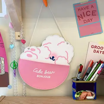 

Cute Wall Hanging Storage Bag Cartoon Coin Purse Pocket Home Decoration Bags X7YA