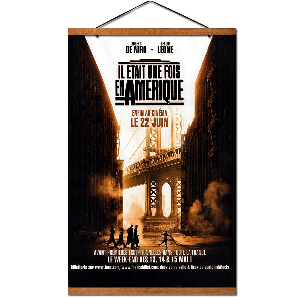 Классический плакат Once Upon a Time in America висячий свиток холст живопись с тиковым