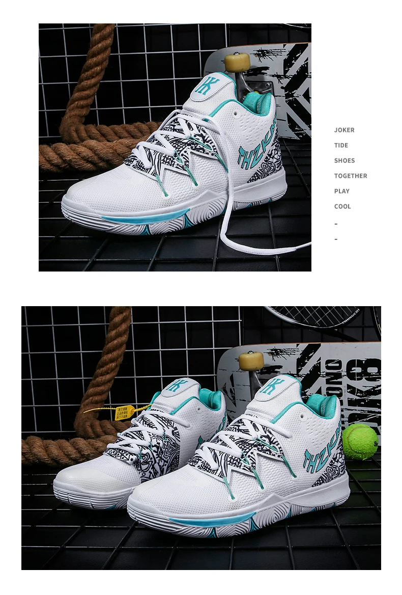 Новинка, оригинальные баскетбольные кроссовки kyrie 5, мужская обувь, хороший день, черные магические баскетбольные кроссовки Jordan, мужские кроссовки jordan