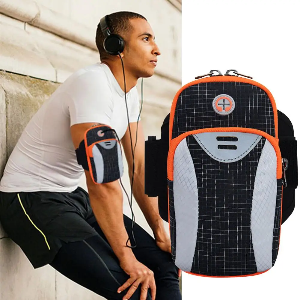 

Arm Bag Universal Sports Fitness Arm with Headphone Jack - Running Gym Outdoor Exercise Workout Arm Pack Bag Armband Arm Bag