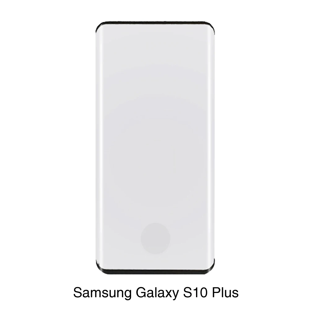 Samsung S10 Plus Против царапин 3d изогнутая пленка Пылезащитная HD закаленное стекло Защита экрана полное покрытие для samsung S10 S10e S10 Plus - Цвет: Samsung S10 Plus