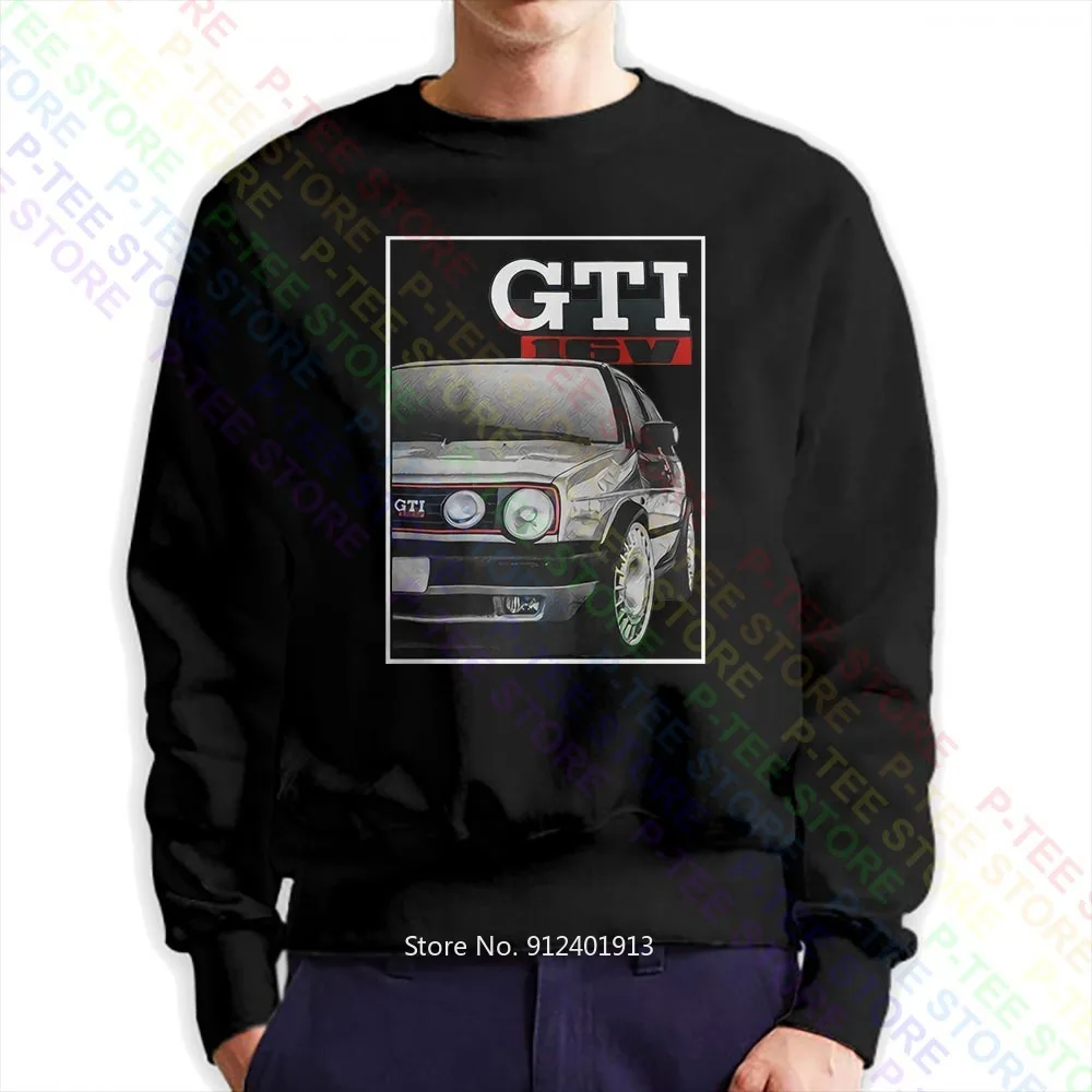 Гольф Gti Mk2 Толстовка с длинным рукавом графическим рисунком пуловер рубашки |