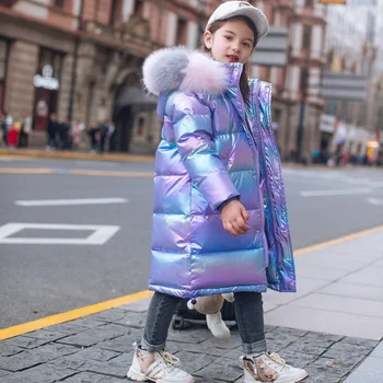 

2020 Girls Winter Colorful Bright Warm Down Padded Jacket Coat Winter Jackets Girls Winter Jacket For Boys Winter Coat Kids