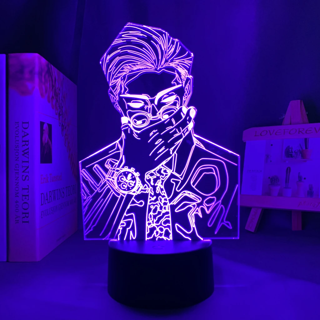 Anime Lamp Kento Nanami Light Jujutsu Kaisen Led Night Light for Birthday Gift Jujutsu Kaisen Nightlight Kento Nanami Lamp holiday nights of lights