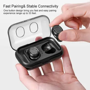 

Touch Headsets 5.0 Real Wireless Mini Waterproof Sports Running Headset Bilateral Stereo Earphones Man and Woman