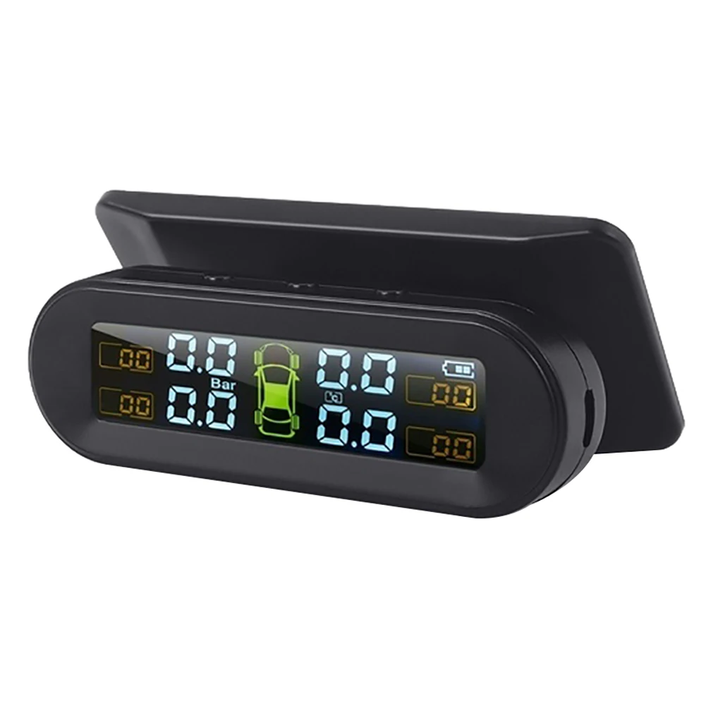 Автомобиль TPMS солнечной энергии шин давление мониторинга системы с 4 внешних датчиков горячий Бутик