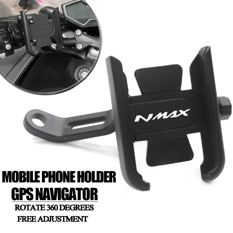For YAMAHA NMAX N-MAX 155 NMAX125 2015-2020 Motorcycle Handlebar Rearview Mirror Mobile Phone Holder GPS stand bracket | Автомобили и