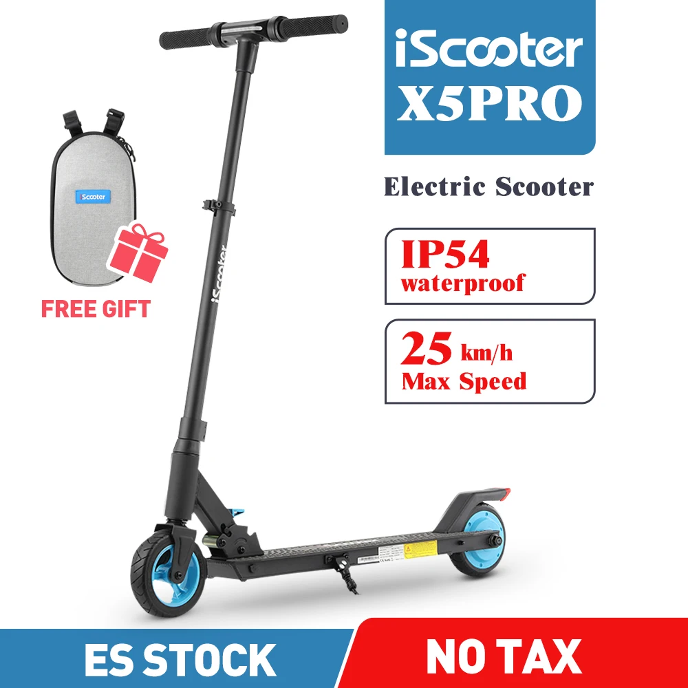 IScooter-patinete eléctrico de 5,5 pulgadas para niños, Scooter plegable de 2 ruedas
