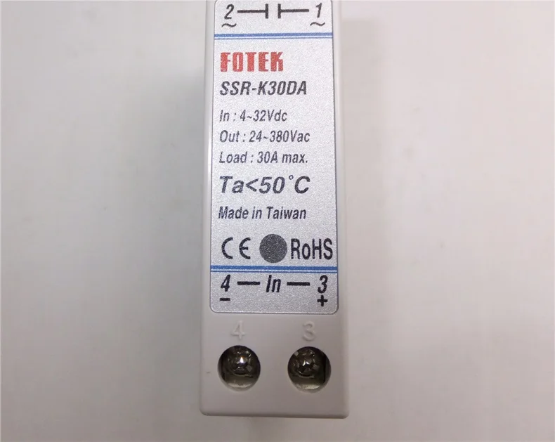 

Оригинальный Тайваня FOTEK однонаправленный твердотельные реле SSR-K30DA